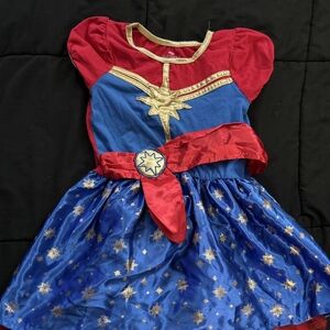 Rubie's Red and Blue Superhero Wonder Woman Costume with Gold Star